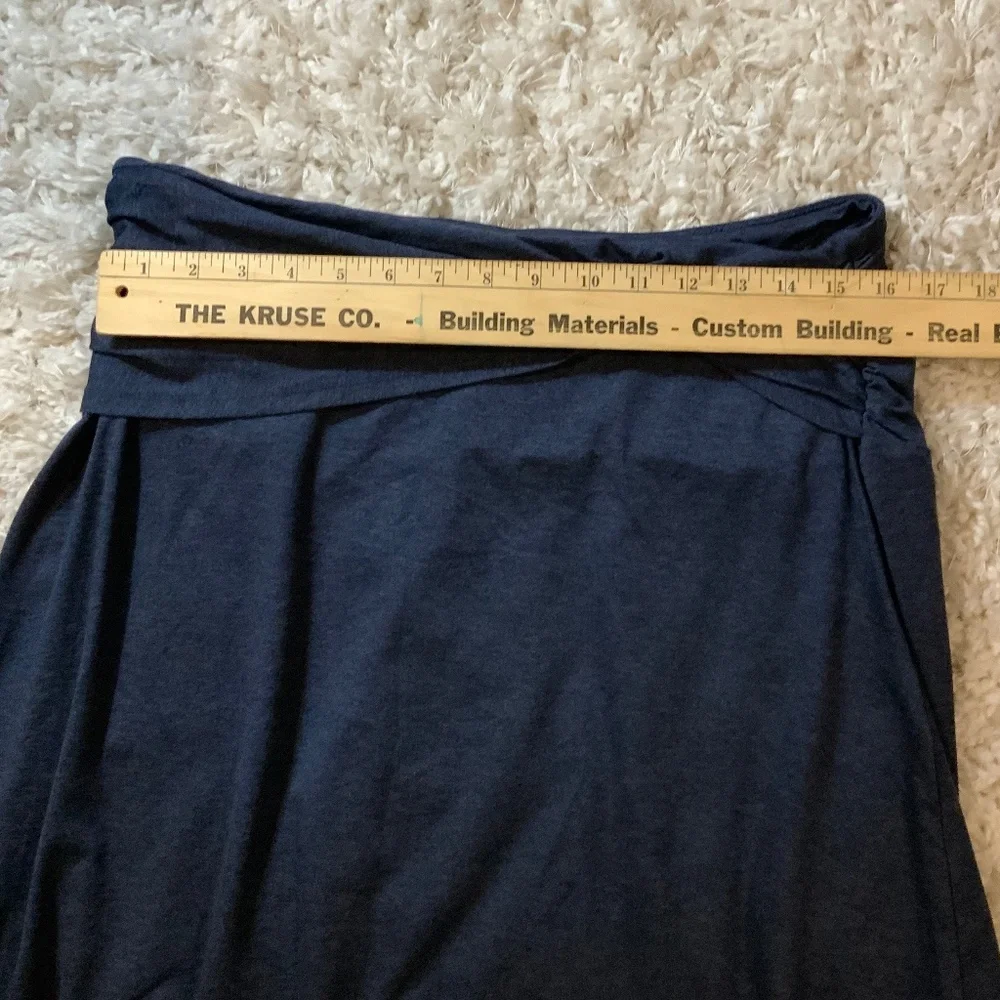 Patagonia Blue L A line Midi Skirt Adventure Outdoor Sporty Normcore Minimalist